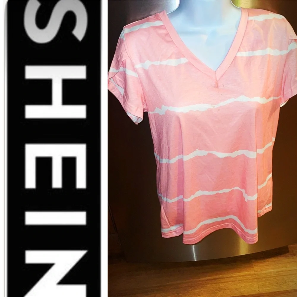 SHEIN Pink & White Top 🌸🤍🌸🤍 - Picture 3 of 12